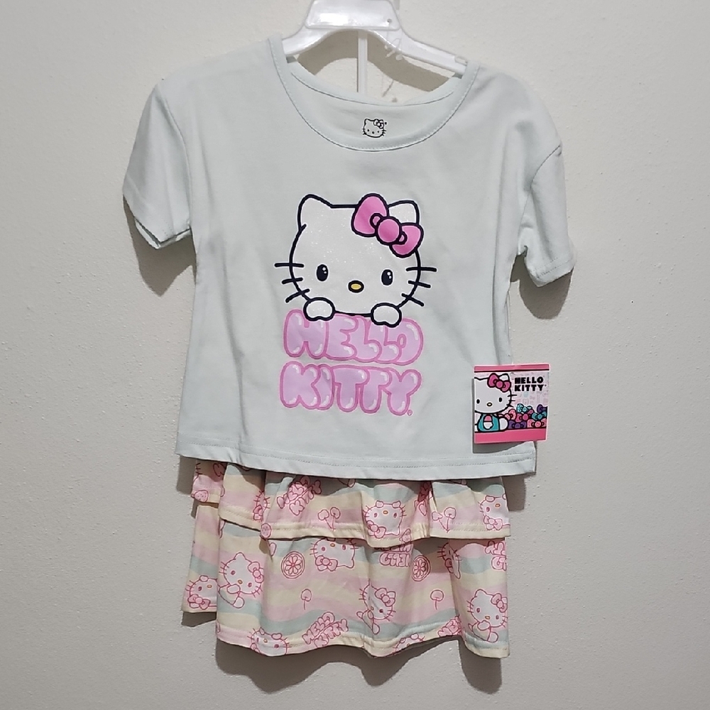 Hello Kitty Kids Matching Skirt Set